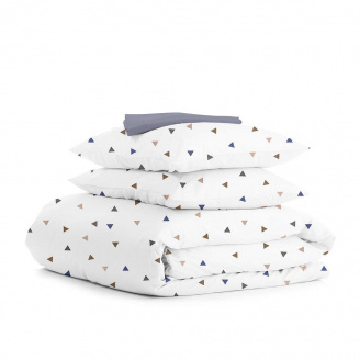 Євро постіль з простирадлом Delta CS5 COSAS Білий 200х220 см