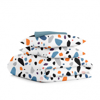 Двоспальна постільна білизна GEMSTONES CS4 Cosas помаранчевий 180х220 см