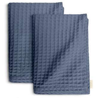 Вафельні рушники COSAS Baltic Greek Waffle Синій 2 шт