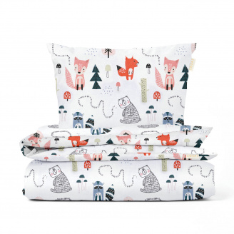 Підліткова постіль без простирадла ANIMALS CS1 Cosas рожевий 155х215 см