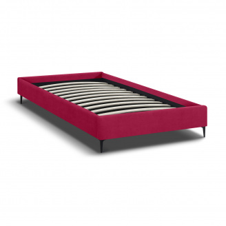 Ліжко односпальне COSAS Kiwi Sangria 90х200 см Винний