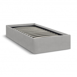 Ліжко односпальне COSAS Papaya Rocky 90х200 см Сірий