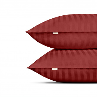 Набір наволочок сатин Cosas BURGUNDY 40х60 см Червоний