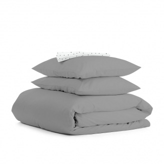 Євро постільна білизна Shadow CS6 COSAS Графіт 200х220 см