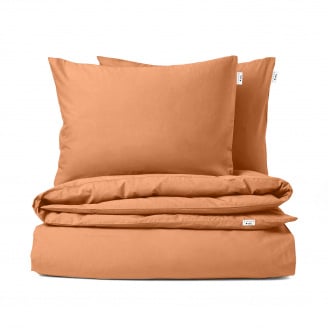 Евро комплект без простыни COSAS AMBER Ранфорс 200х220 см Терракот