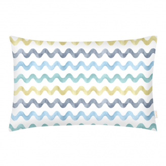 Євро наволочка COSAS COLOR WAVE Ранфорс 50х70 см Блакитний