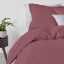 Євро постіль з простирадлом на гумці BLUEBERRY CS6 COSAS Сливовий 200х220 см Балаклія