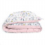 Підлітковий комплект без простирадла COSAS FLOWERS Ранфорс 155х215 см Рожевий Кривий Ріг