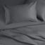 Евро постельное белье Grey COSAS серый 200х220 см Вышгород
