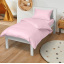 Дитяча постільна білизна сатин у ліжечко FLORAL Cosas Пудра 110х140 см Ясногородка