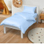 Подростковая постель сатин с простыней на резинке MAYA CS1 Cosas Голубой 160х220 см Переяслав-Хмельницкий