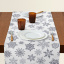 Ранер на стіл COSAS SNOWFLAKES CS1 40х150 см Сіро-білий Гуляйполе