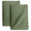 Вафельні рушники COSAS Olive Greek Waffle Оливковий 2 шт Київ