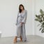 Женский халат COSAS Silky Cloud L-XL Серый Киев