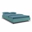 Ліжко двоспальне COSAS Kiwi Nevada 160x200 см Бірюзовий Кременець