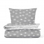 Детский комплект без простыни COSAS GREY CROWN Ранфорс 110х140 см Серый Братское