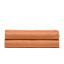 Евро простыня COSAS AMBER Ранфорс 220х240 см Оранжевый Дубно