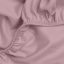 Двоспальна постіль сатин з простирадлом на гумці LILAC Cosas ліловий 180х220 см Прилуки