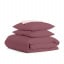 Двоспальна постільна білизна Blueberry COSAS Сливовий 180х220 см Новомосковськ