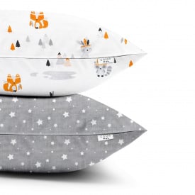 Набор наволочек COSAS ANIMALS 50х70 см Серый