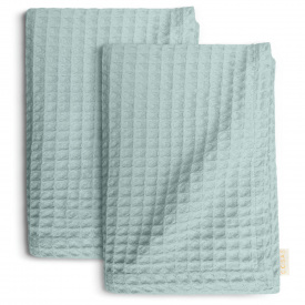 Вафельні рушники COSAS Agave Greek Waffle Блакитний 2 шт