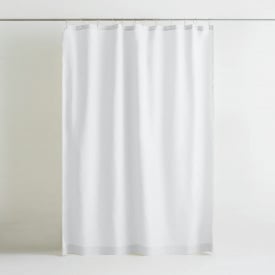 Шторка для душу та ванної COSAS SNOW з кільцями 180х180 см Білий
