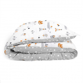 Детский пододеяльник COSAS DREAM ANIMALS Ранфорс 110х140 см Белый
