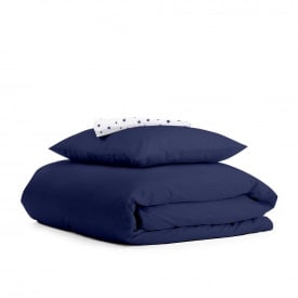 Детский комплект COSAS NIGHTFALL&STARS Ранфорс 110х140 см Синий