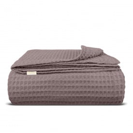 Плед-покривало вафельне COSAS 200х220 см Aurora Greek Waffle Лаванда