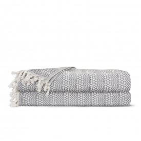 Плед бавовняний COSAS RHOMB 200х230 см CS6 Графіт