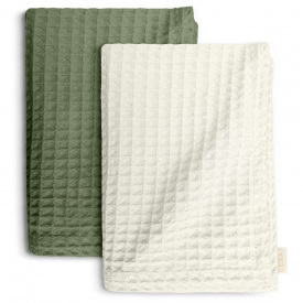 Вафельні рушники COSAS Fresh Greek Waffle Оливково-молочний 2 шт