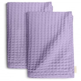 Вафельные полотенца COSAS Lavande Greek Waffle CS1 Лавандовый 2 шт