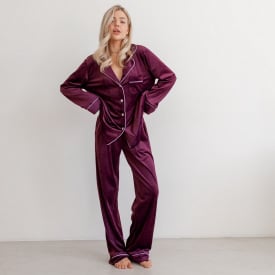 Пижама женская COSAS Velour Harmony M Марсала