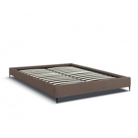 Ліжко двоспальне COSAS Mandarin Mousse 180x200 см Шоколад