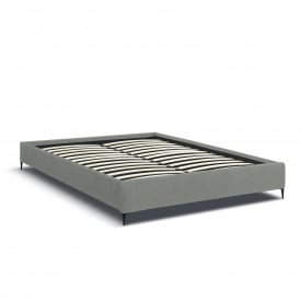 Кровать двуспальная COSAS Kiwi Stone 180x200 см Базальт