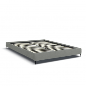 Ліжко двоспальне COSAS Mandarin Stone 160x200 см Базальт