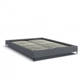 Кровать двуспальная COSAS Mandarin Iron 160x200 см Гранит