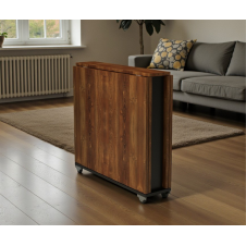 Стол кухонный Tobi Sho "Диалог" раскладной на колесах для кухни, гостиной, офиса, 800х190х730 мм Файервуд