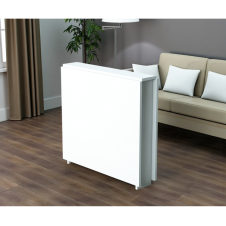 Стол-книга Tobi Sho "Праздничный" обеденный для кухни, столовой, гостиной ДСП, 800х130х730 мм Белый