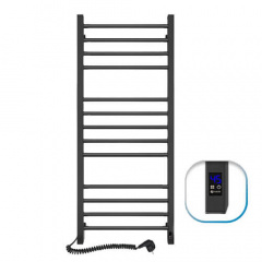 Електрична рушникосушка Navin Класік Квадро 500x1200 Сенсор Л чорна Буча