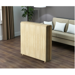 Стол-книга Tobi Sho "Праздничный" обеденный для кухни, столовой, гостиной ДСП, 800х1515х730 мм Дуб сонома Ясногородка