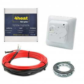 Комплект теплого полу 4Heat CableKit Standart-150 150 Вт 1,2 м2