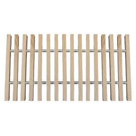 Решітка дубова для внутрішньопідлогового конвектора U-CON шириною 230 мм 1750