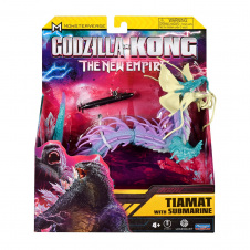 Іграшка Godzilla vs. Kong Dragon Queen Тіамат з підводним човном 15 см Різнокольоровий KD240058