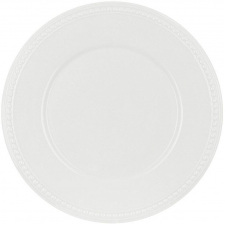 Обідній набір тарілок BonaDi Валенсія 24 см Білий 6 шт DP231633