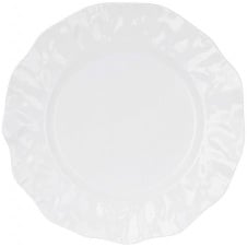 Обідній набір тарілок BonaDi Місто Хвиля 29 см Білий 2 шт DP231624