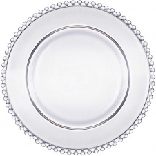 Обеденная тарелка BonaDi Kapitoshka 28 см Прозрачный DP232965