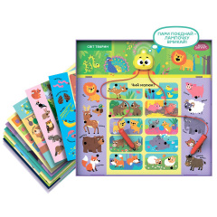 Увлекательная викторина KIDDI SMART Мир Животных логическая игра 31,7х31,7х5,5 см Разноцветный KD230154 Долина