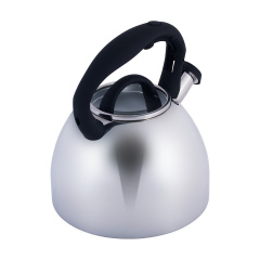 Чайник 2.7л з нержавіючої сталі зі свистком та бакелітовою ручкою Kamille KL226374 Нова Каховка