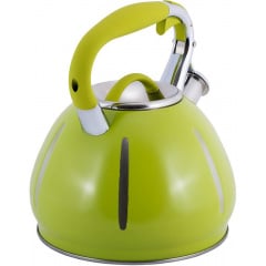 Чайник 3л из нержавеющей стали со свистком зеленый Kamille DP112949 Вольнянск